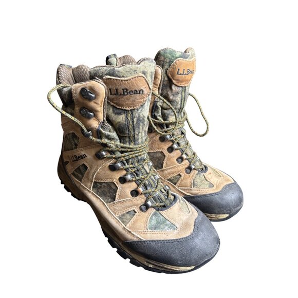 L.L. Bean Mens 9.5M Waterproof Hunting Boots With Thinsulate Insulation - Picture 3 of 10